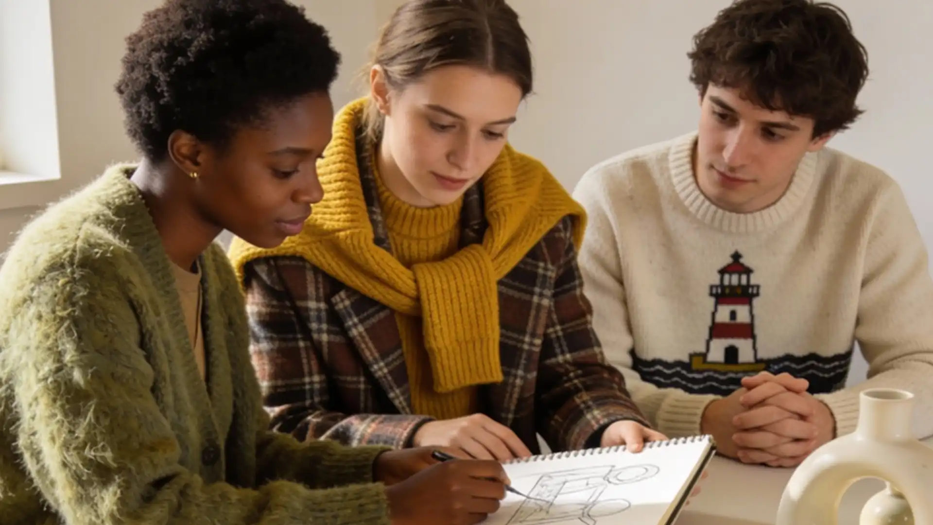 Multidisciplinary team planning a consistent brand experience